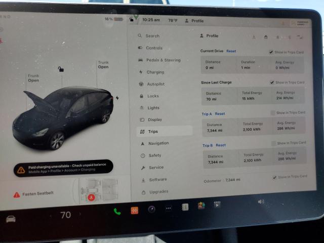 Photo 8 VIN: 7SAYGDED4PF909844 - TESLA MODEL Y 
