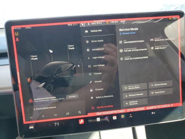 Photo 8 VIN: 7SAYGDED5PF970801 - TESLA MODEL Y 