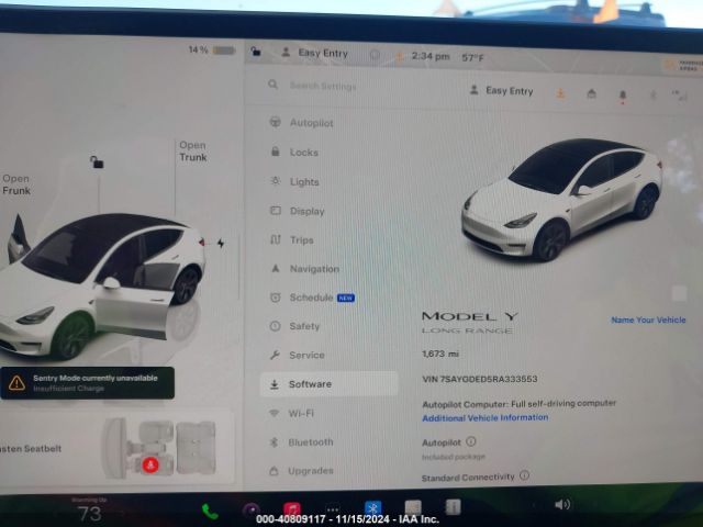 Photo 6 VIN: 7SAYGDED5RA333553 - TESLA MODEL Y 