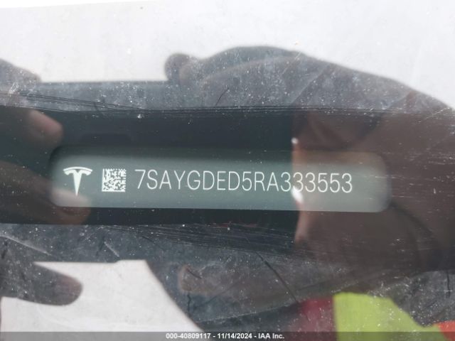 Photo 8 VIN: 7SAYGDED5RA333553 - TESLA MODEL Y 