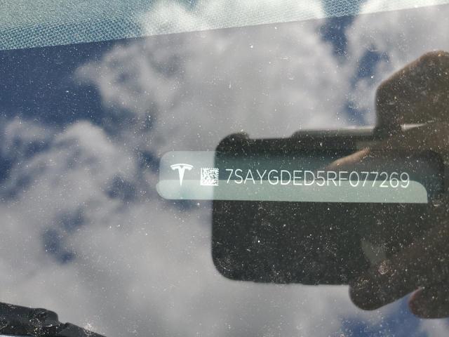 Photo 11 VIN: 7SAYGDED5RF077269 - TESLA MODEL Y 