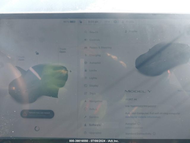 Photo 6 VIN: 7SAYGDED7PF940912 - TESLA MODEL Y 