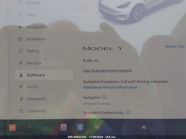 Photo 6 VIN: 7SAYGDED8RF084555 - TESLA MODEL Y 