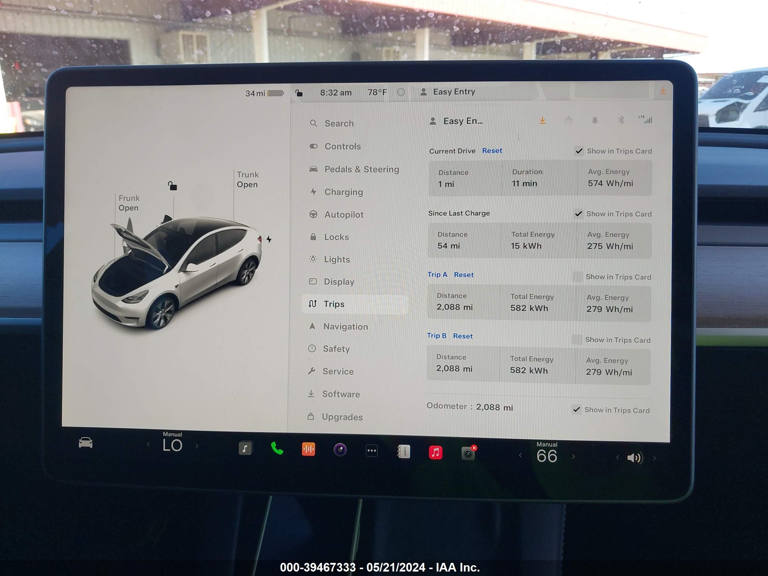 Photo 6 VIN: 7SAYGDEDXRF047457 - TESLA MODEL Y 