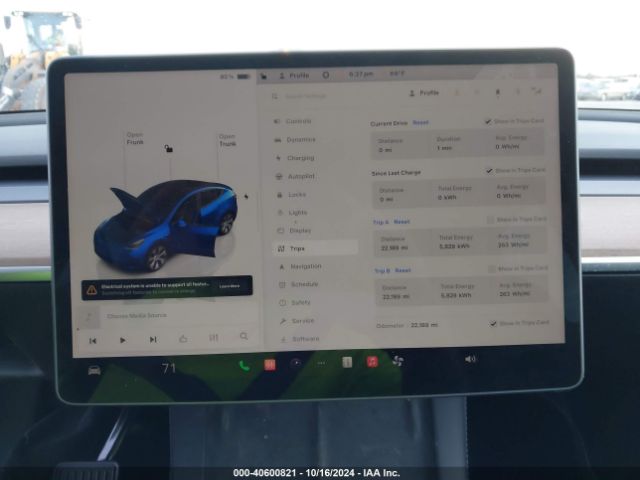 Photo 6 VIN: 7SAYGDEE0NA004990 - TESLA MODEL Y 