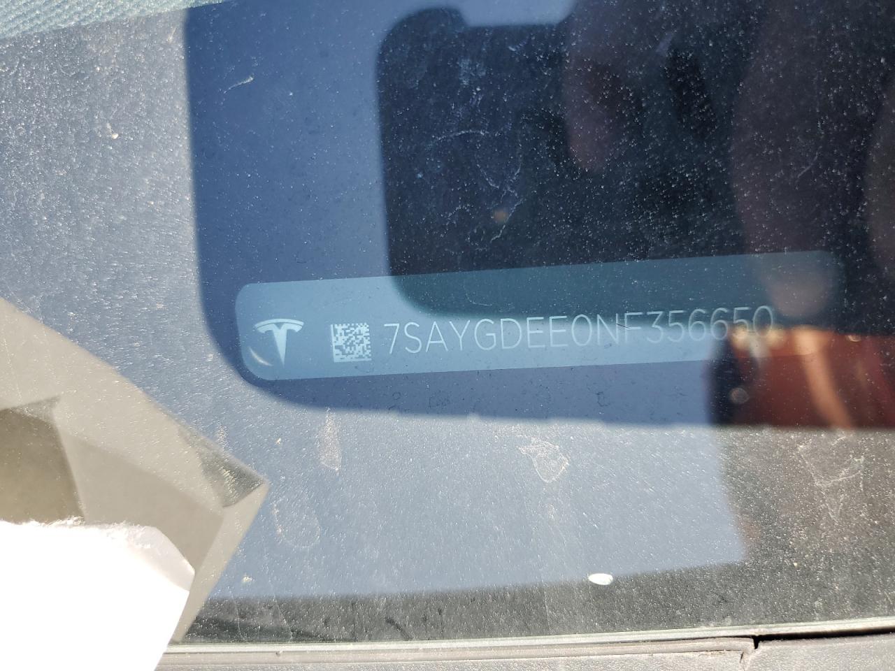 Photo 11 VIN: 7SAYGDEE0NF356650 - TESLA MODEL Y 