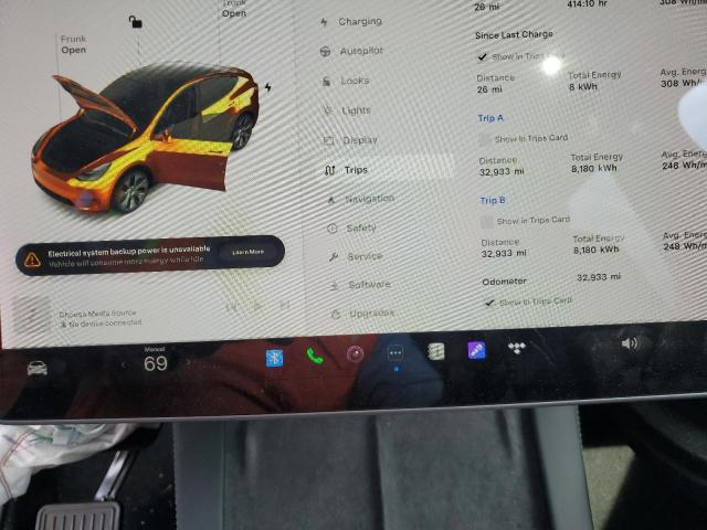 Photo 8 VIN: 7SAYGDEE0NF364750 - TESLA MODEL Y 