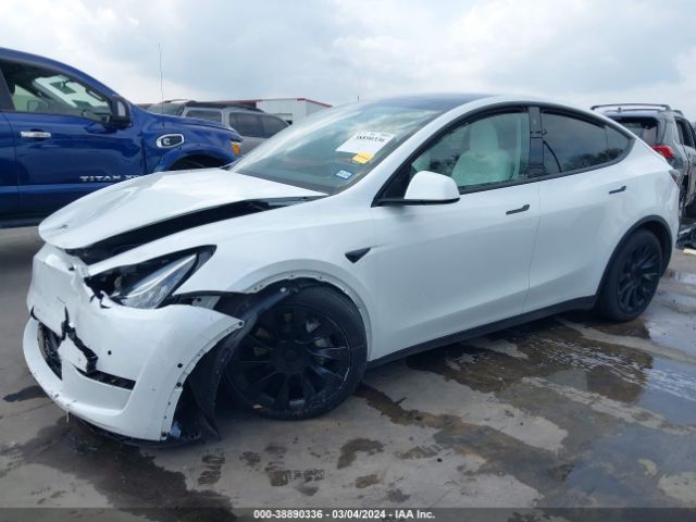 Photo 1 VIN: 7SAYGDEE0NF445201 - TESLA MODEL Y 