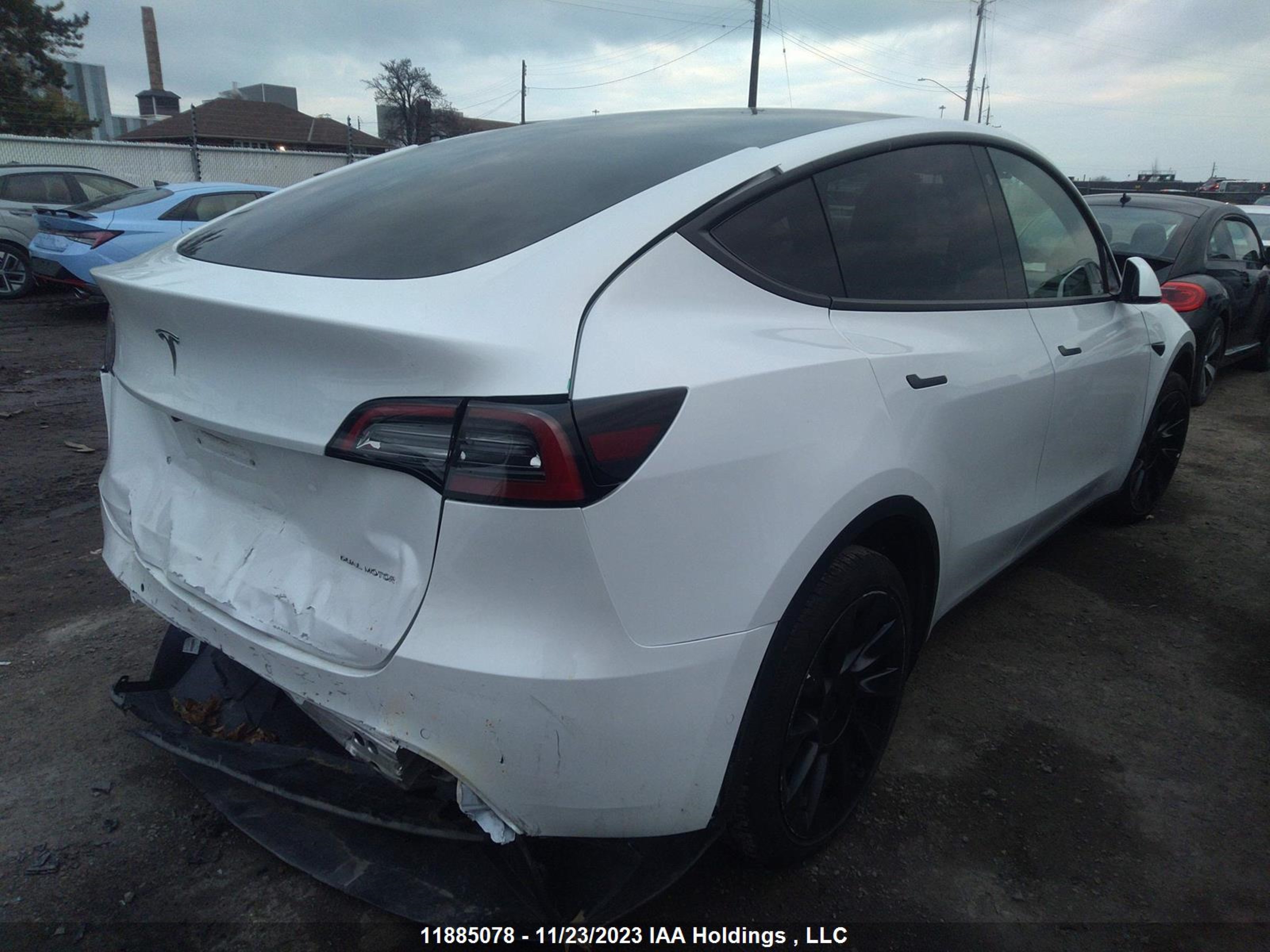 Photo 3 VIN: 7SAYGDEE0NF467117 - TESLA MODEL Y 