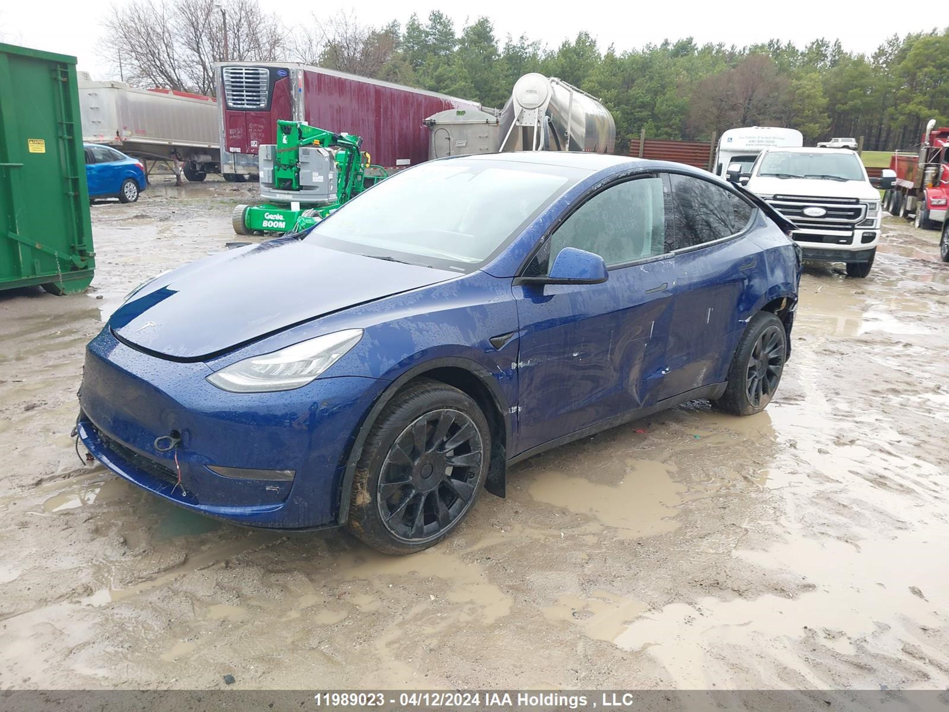 Photo 1 VIN: 7SAYGDEE0NF576337 - TESLA MODEL Y 