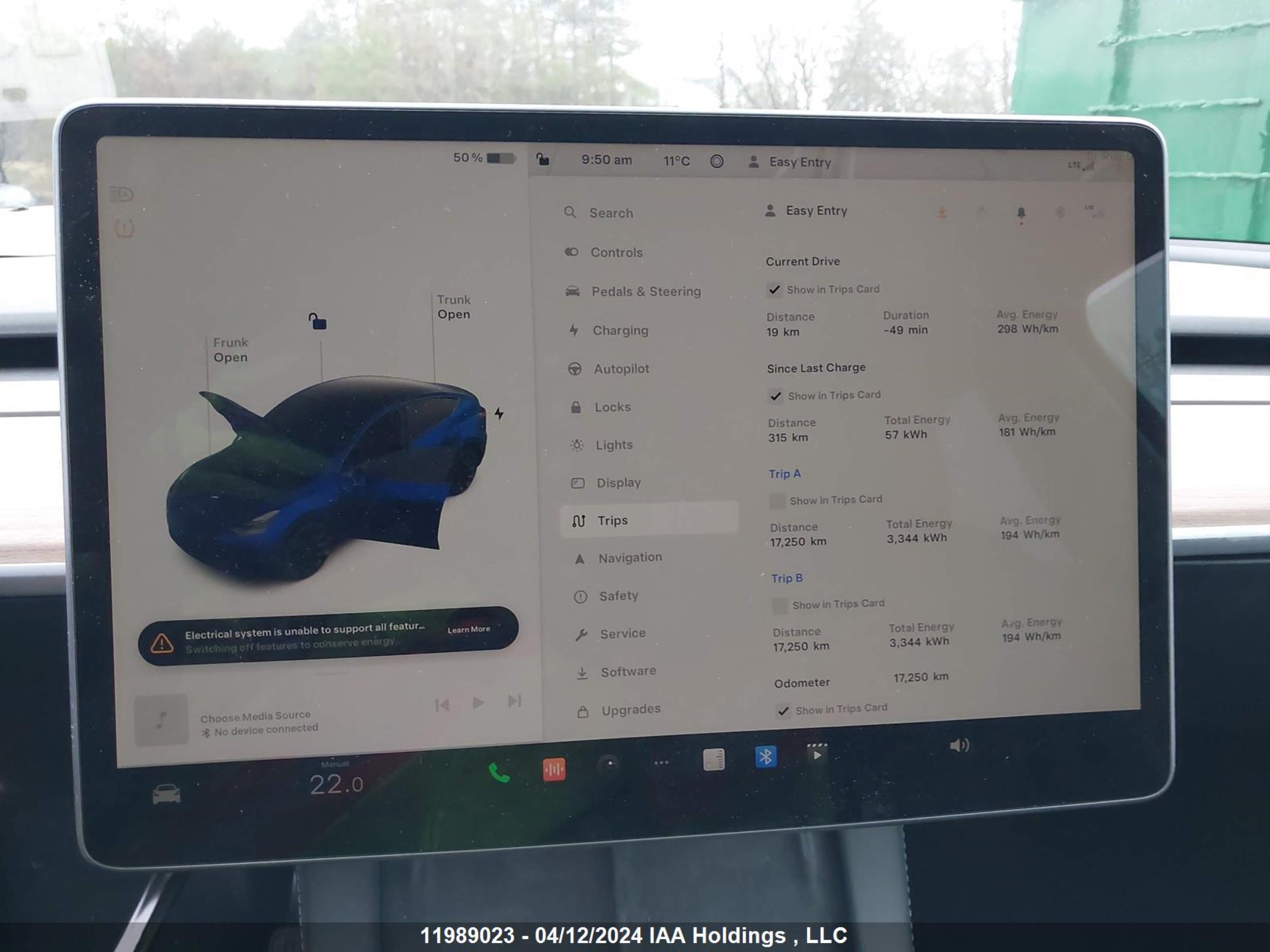 Photo 6 VIN: 7SAYGDEE0NF576337 - TESLA MODEL Y 