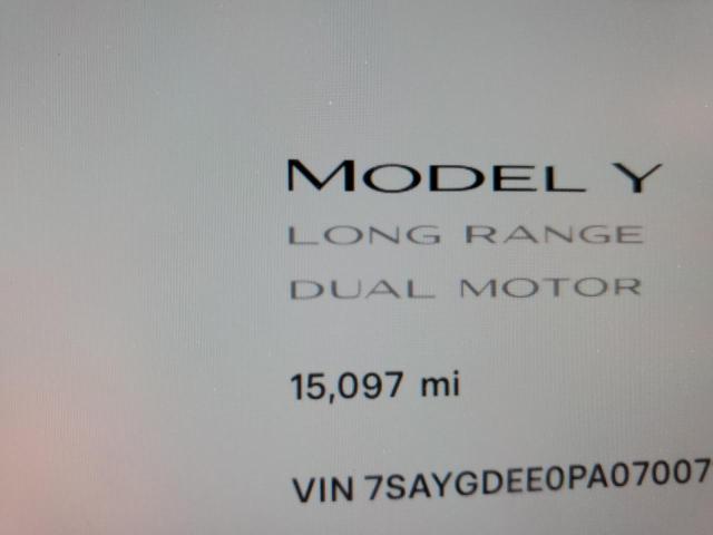 Photo 8 VIN: 7SAYGDEE0PA070071 - TESLA MODEL Y 