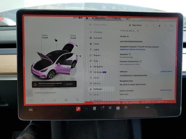 Photo 8 VIN: 7SAYGDEE0PA092149 - TESLA MODEL Y 