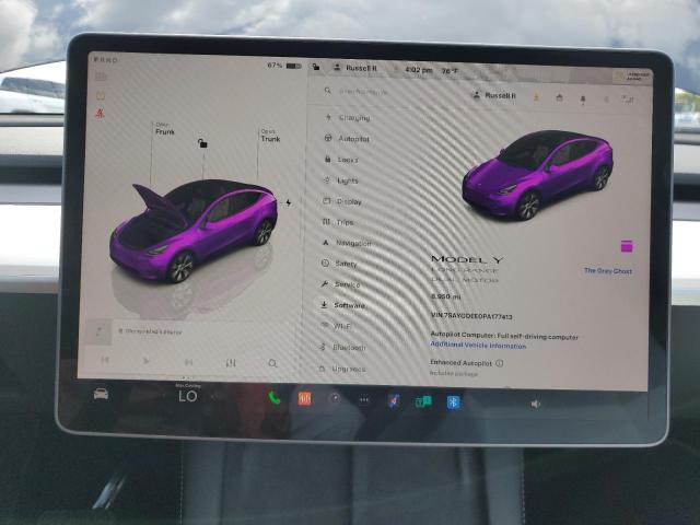 Photo 8 VIN: 7SAYGDEE0PA177413 - TESLA MODEL Y 