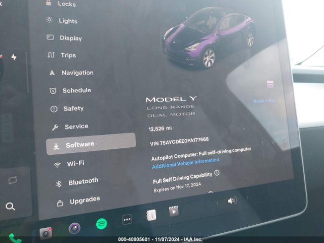 Photo 6 VIN: 7SAYGDEE0PA177668 - TESLA MODEL Y 