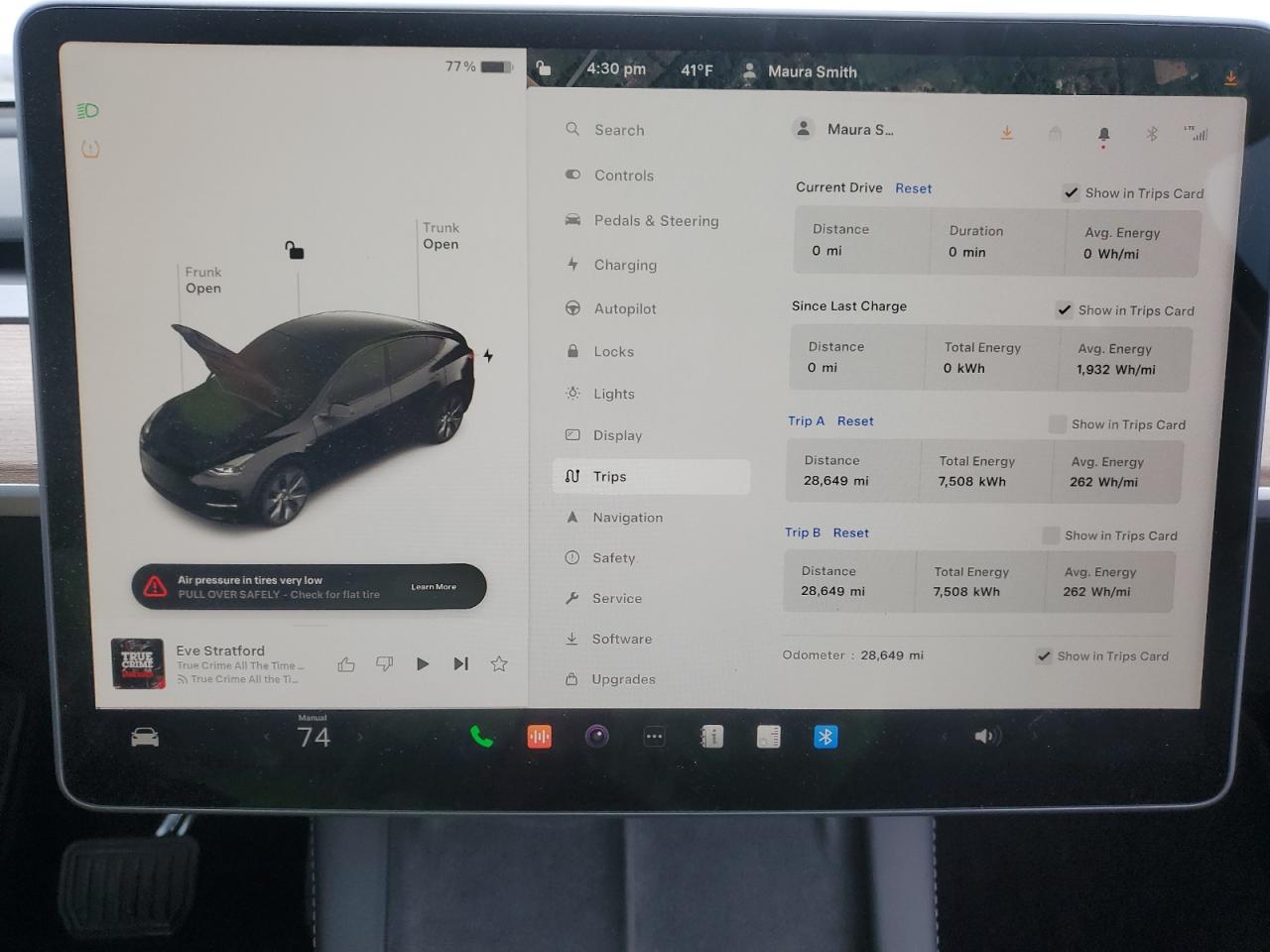 Photo 8 VIN: 7SAYGDEE0PF665358 - TESLA MODEL Y 