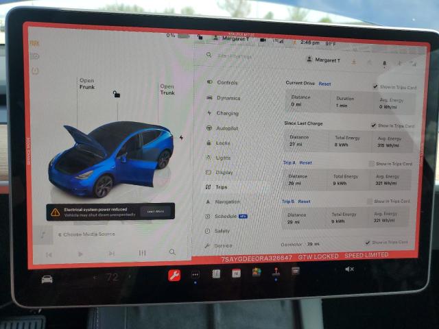 Photo 8 VIN: 7SAYGDEE0RA326647 - TESLA MODEL Y 