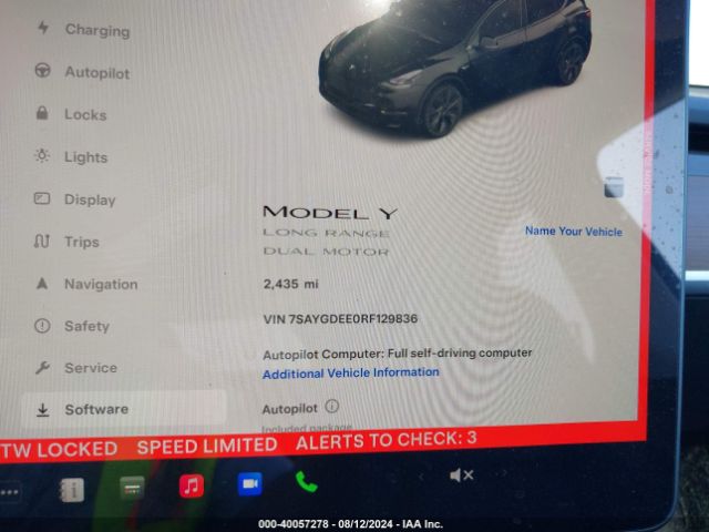 Photo 6 VIN: 7SAYGDEE0RF129836 - TESLA MODEL Y 