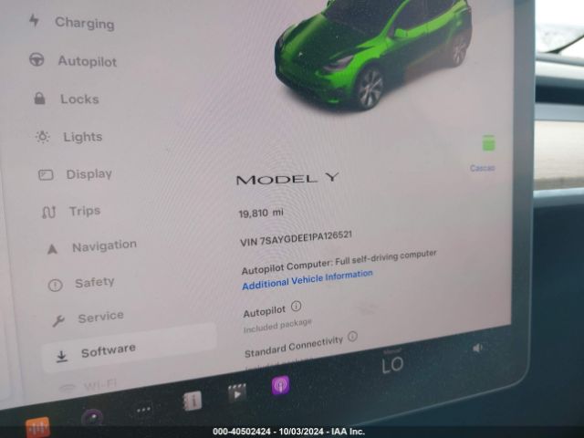 Photo 6 VIN: 7SAYGDEE1PA126521 - TESLA MODEL Y 