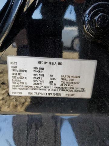 Photo 13 VIN: 7SAYGDEE1PA164251 - TESLA MODEL Y 