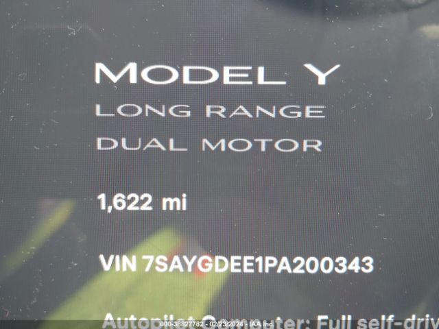 Photo 6 VIN: 7SAYGDEE1PA200343 - TESLA MODEL Y 