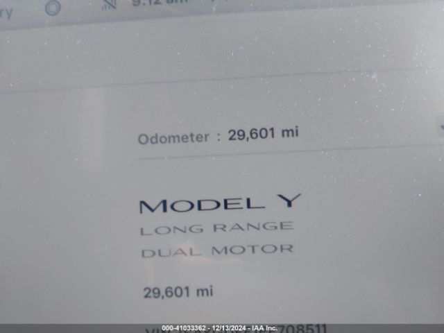 Photo 6 VIN: 7SAYGDEE1PF708511 - TESLA MODEL Y 