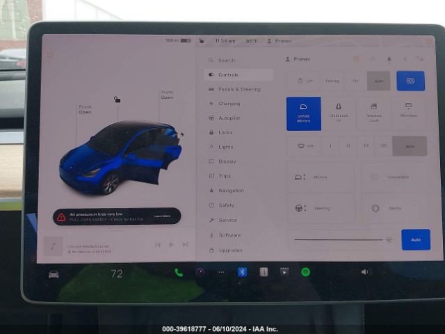 Photo 6 VIN: 7SAYGDEE2NA001315 - TESLA MODEL Y 