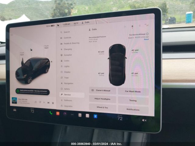 Photo 6 VIN: 7SAYGDEE2NF405279 - TESLA MODEL Y 