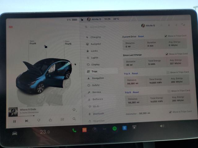 Photo 8 VIN: 7SAYGDEE2NF407503 - TESLA MODEL Y 