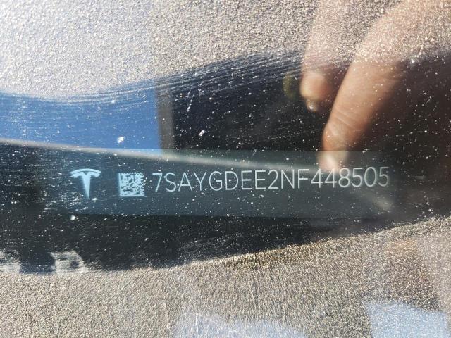 Photo 11 VIN: 7SAYGDEE2NF448505 - TESLA MODEL Y 