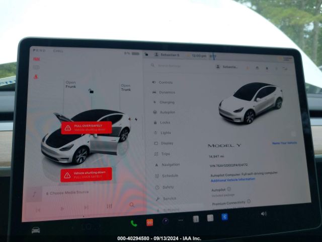 Photo 6 VIN: 7SAYGDEE2PA104172 - TESLA MODEL Y 