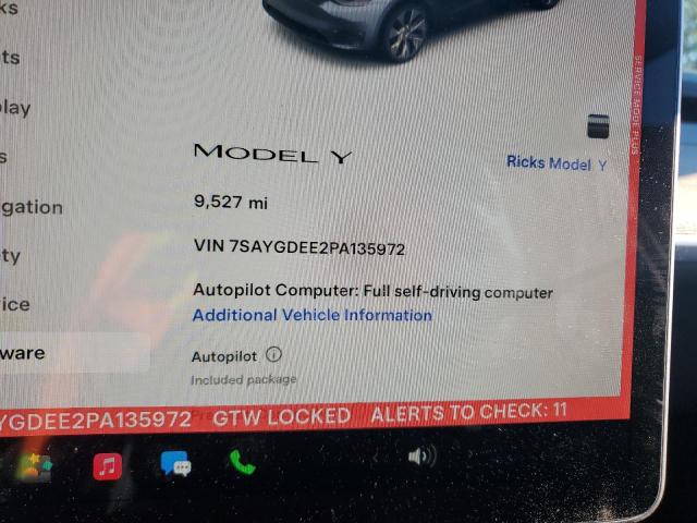 Photo 8 VIN: 7SAYGDEE2PA135972 - TESLA MODEL Y 