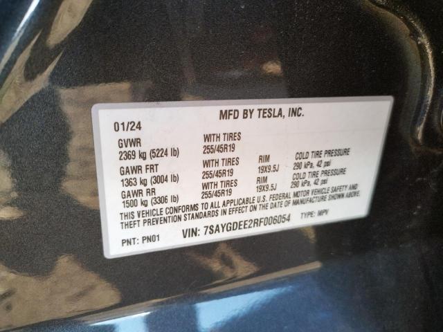 Photo 11 VIN: 7SAYGDEE2RF006054 - TESLA MODEL Y 
