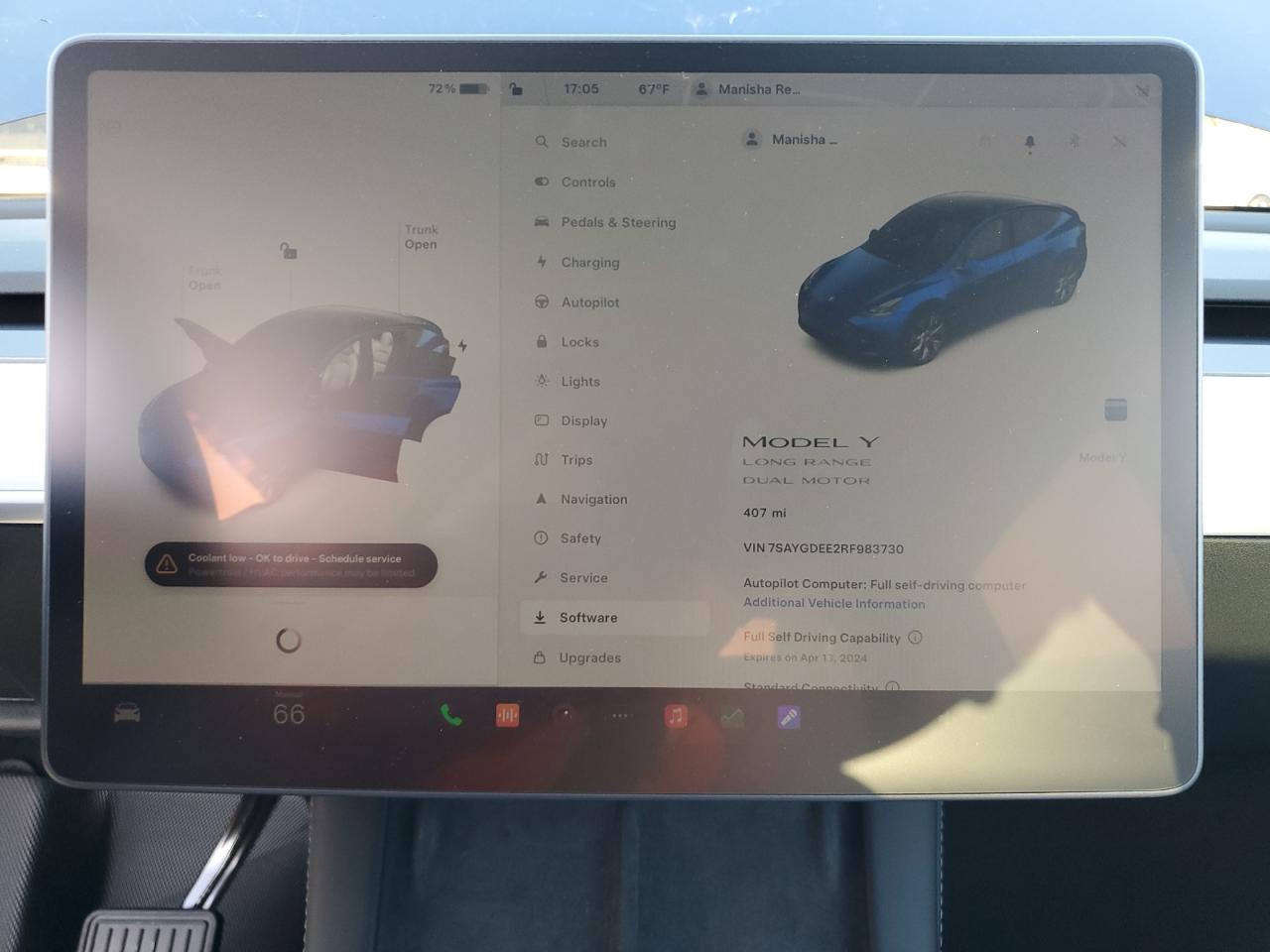 Photo 8 VIN: 7SAYGDEE2RF983730 - TESLA MODEL Y 