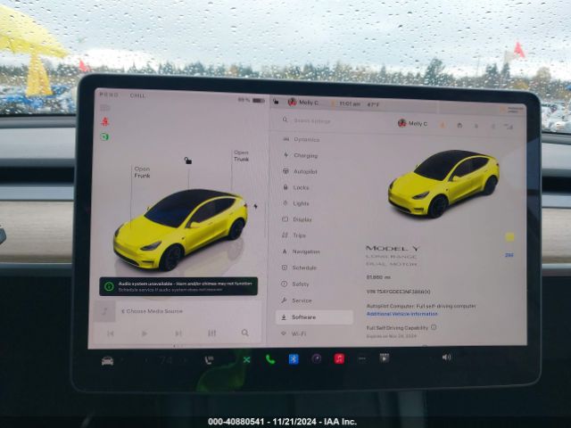 Photo 6 VIN: 7SAYGDEE3NF386600 - TESLA MODEL Y 