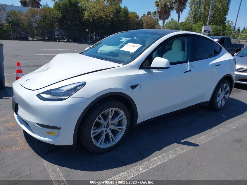 Photo 1 VIN: 7SAYGDEE3NF463496 - TESLA MODEL Y 