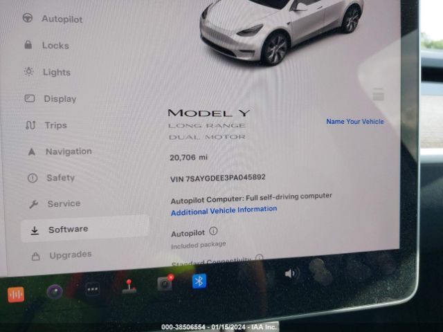 Photo 6 VIN: 7SAYGDEE3PA045892 - TESLA MODEL Y 