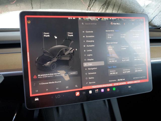 Photo 8 VIN: 7SAYGDEE3PA110482 - TESLA MODEL Y 