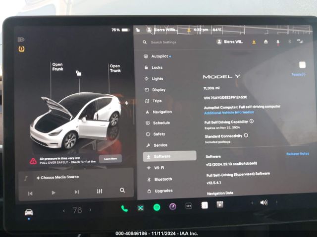 Photo 6 VIN: 7SAYGDEE3PA124530 - TESLA MODEL Y 