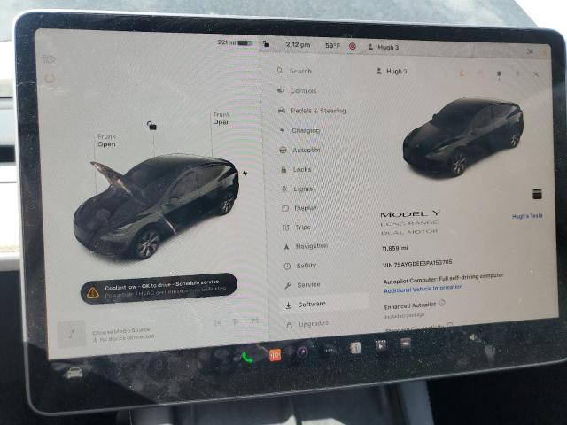 Photo 8 VIN: 7SAYGDEE3PA153705 - TESLA MODEL Y 