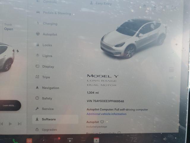 Photo 8 VIN: 7SAYGDEE3PF669548 - TESLA MODEL Y 