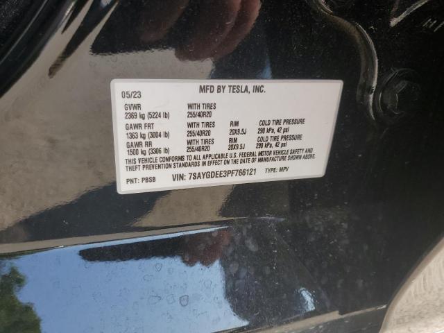 Photo 11 VIN: 7SAYGDEE3PF766121 - TESLA MODEL Y 