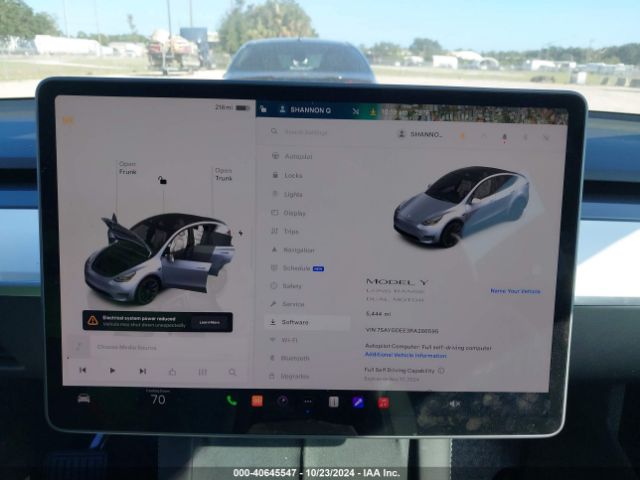 Photo 6 VIN: 7SAYGDEE3RA286595 - TESLA MODEL Y 