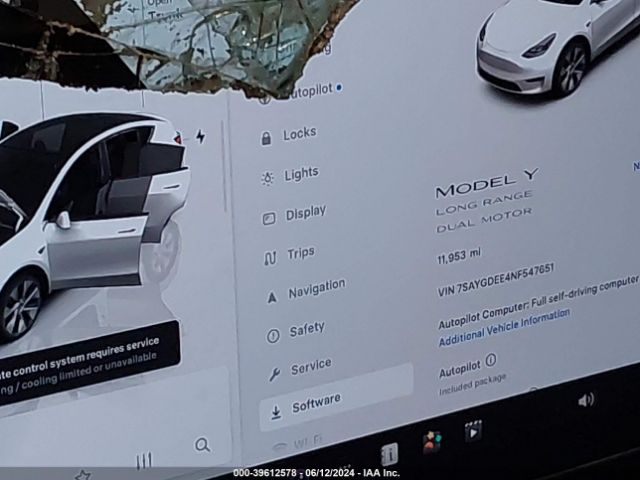 Photo 6 VIN: 7SAYGDEE4NF547651 - TESLA MODEL Y 