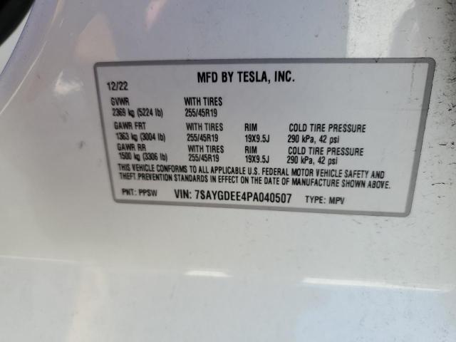 Photo 13 VIN: 7SAYGDEE4PA040507 - TESLA MODEL Y 