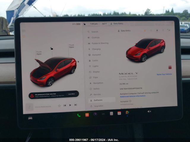 Photo 6 VIN: 7SAYGDEE4PF584279 - TESLA MODEL Y 