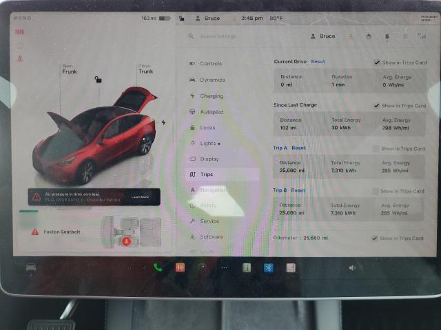 Photo 8 VIN: 7SAYGDEE4PF630287 - TESLA MODEL Y 