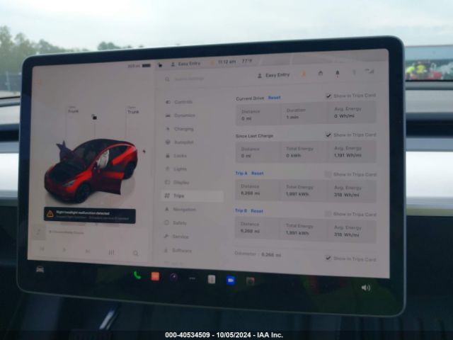 Photo 6 VIN: 7SAYGDEE4PF707613 - TESLA MODEL Y 