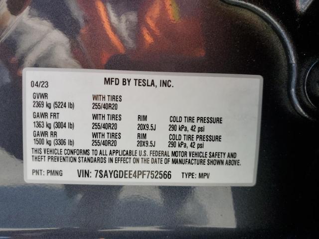 Photo 11 VIN: 7SAYGDEE4PF752566 - TESLA MODEL Y 