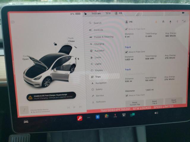 Photo 8 VIN: 7SAYGDEE4PF765351 - TESLA MODEL Y 